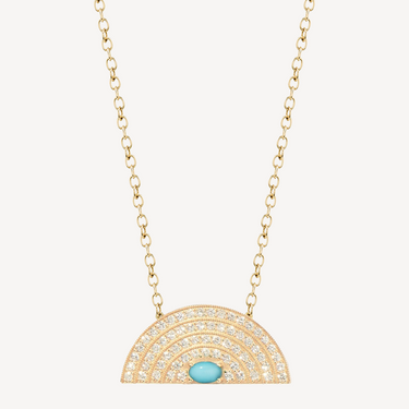 Collier Arc en Ciel Turquoise