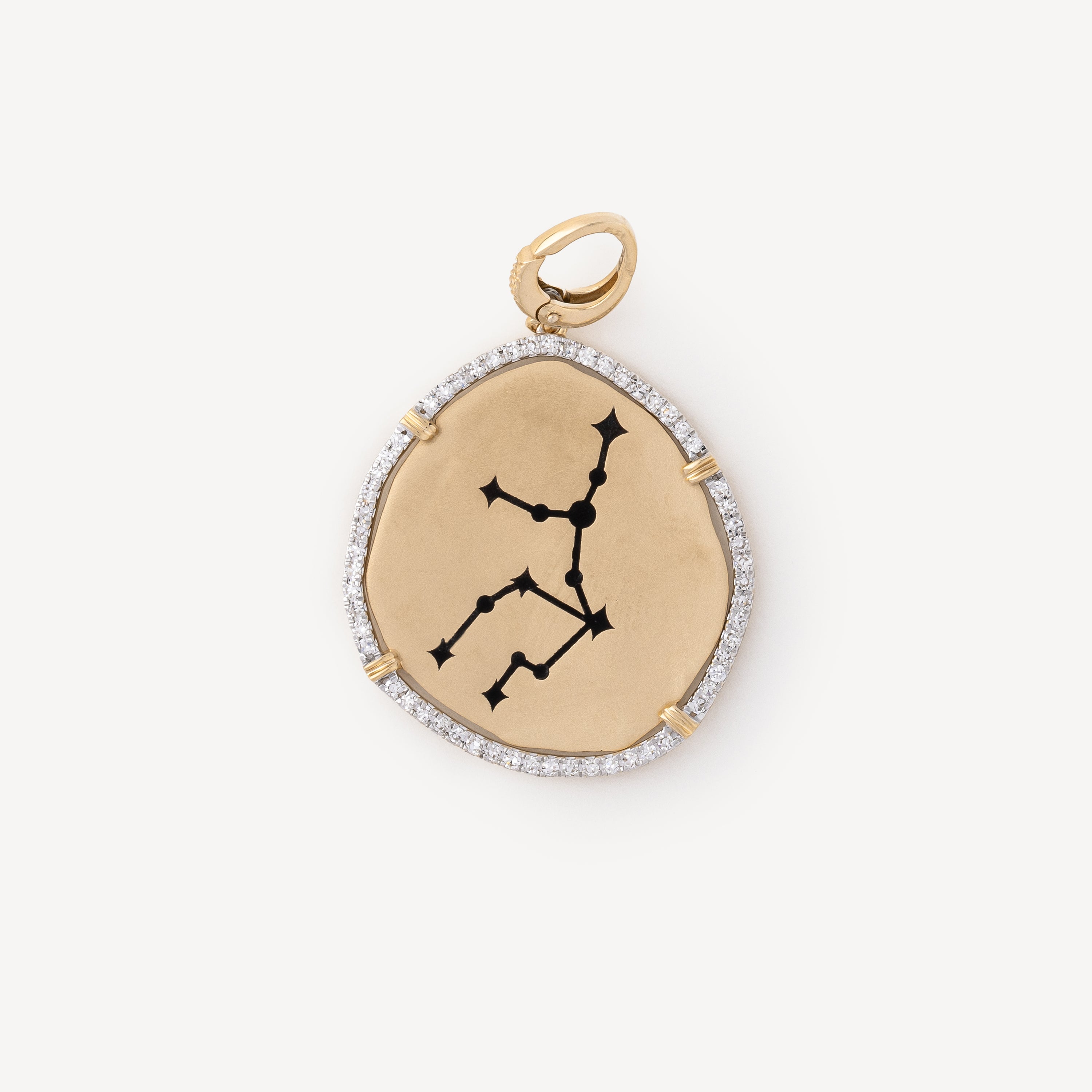 Pendentif Constellation Virgo Diamants