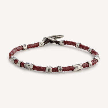 Bracelet Dryp Perles Africaines Wine