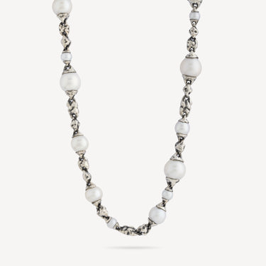 Corollary Pearl Necklace Silver