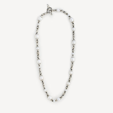 Corollary Pearl Necklace Silver