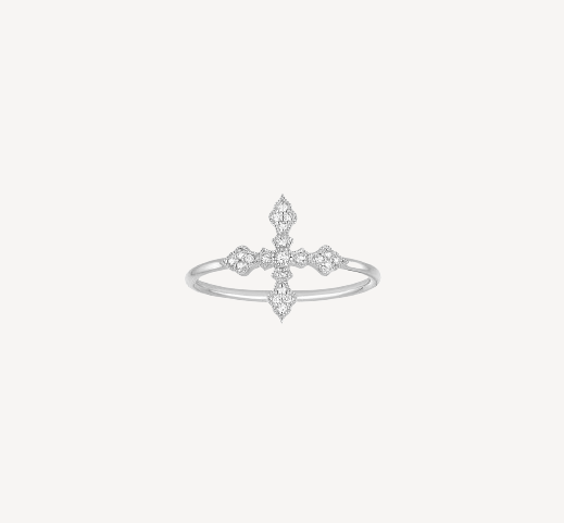 Virgin White Gold Diamond Ring