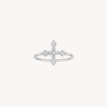 Virgin White Gold Diamond Ring