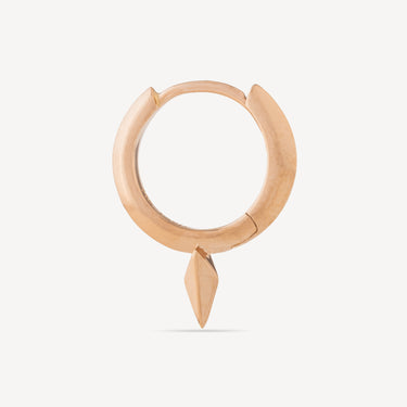 Earring 8mm Short Spike Rose Gold