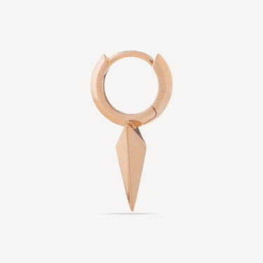 Earring 6.5mm Long Spike Rose Gold