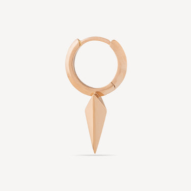 Earring 8mm Long Spike Rose Gold