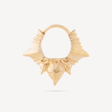 Earring 8mm Javanese Spike Yellow Gold