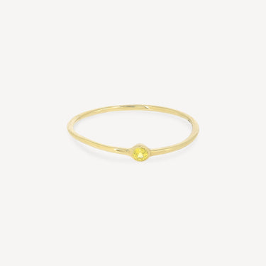 Bague Saphir Jaune