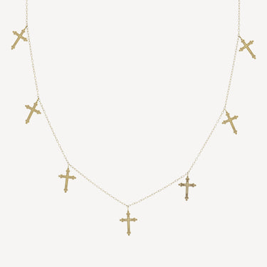 Tassel Cross Necklace