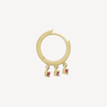 3 Ruby Earring 