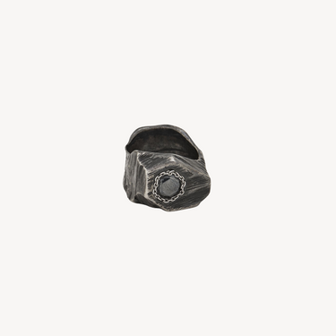 Chain Hematite Ring