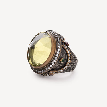 Bague Prasiolite Verte