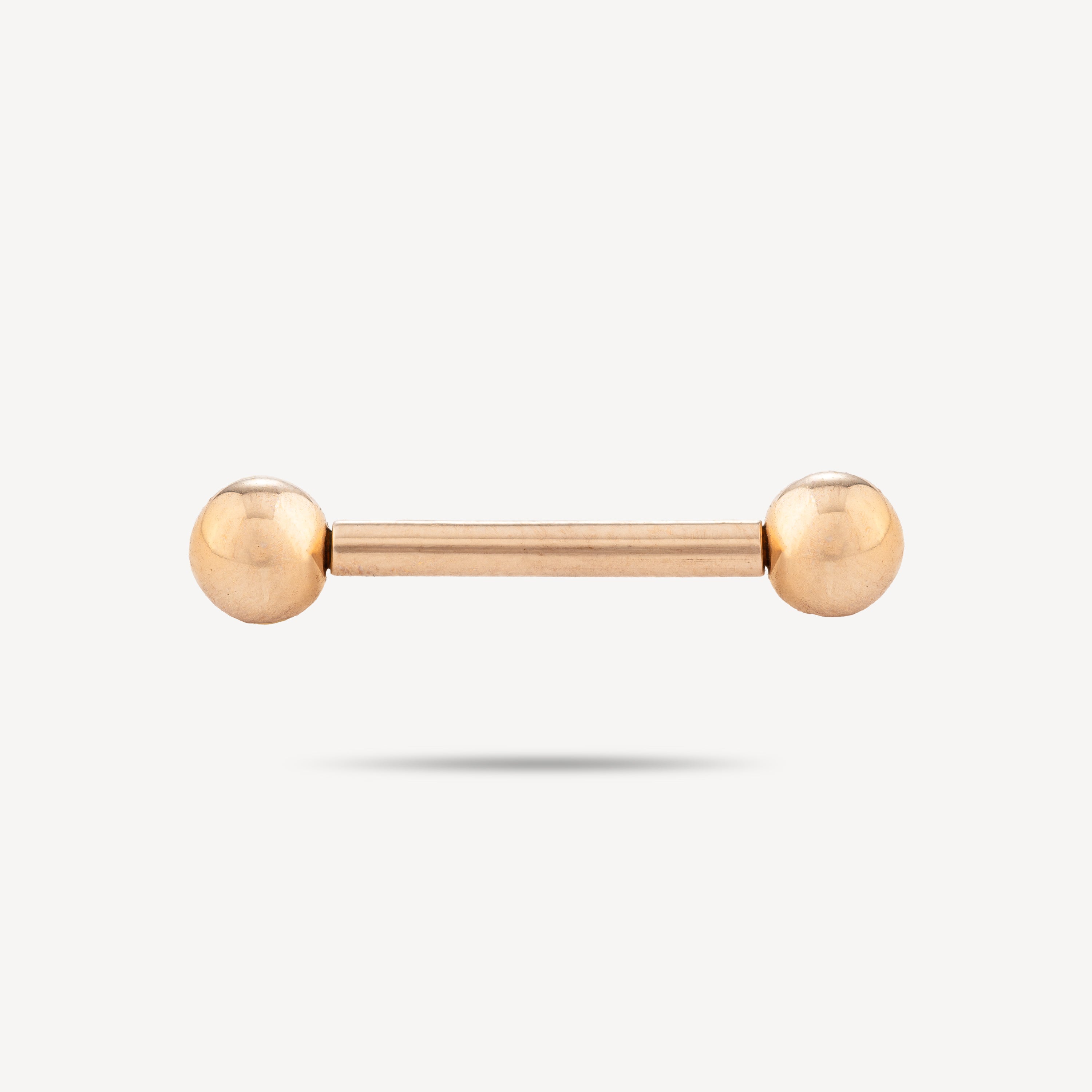 Piercing Bar 12mm Nipple Rose Gold