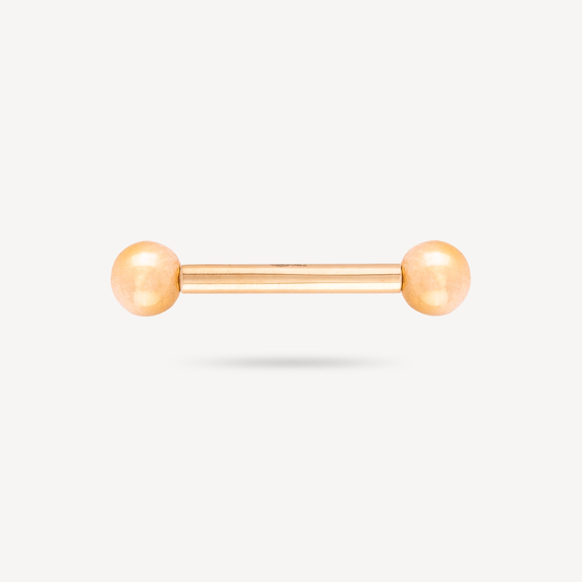 Piercing Bar 14mm Nipple Rose Gold