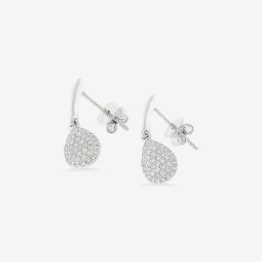 Boucles d'oreilles Or Blanc et Diamants