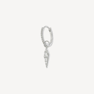 Delight and Sharp White Gold Earring