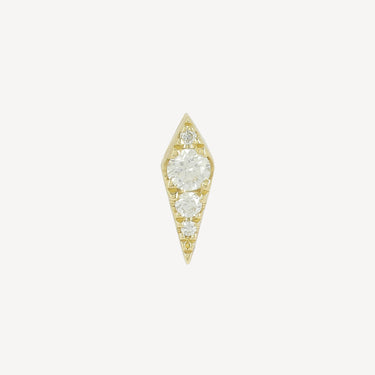 Yellow Gold Sharp Earring