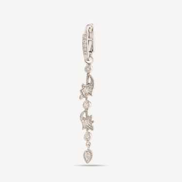 Wild Flowers Diamond Earring White Gold