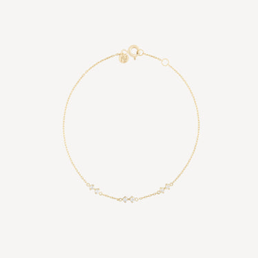 3x2 Diamond Bracelet Yellow Gold