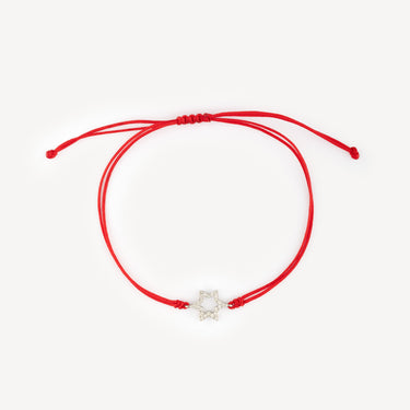 Magen David Cord Bracelet