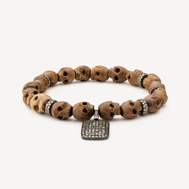 Skull Bracelet Wood