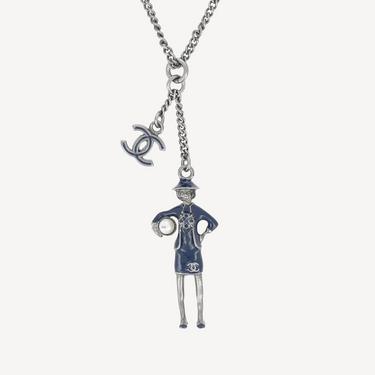 Chanel Character Necklace Metal &amp; Enamel