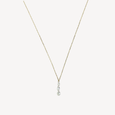 Yellow gold Diamond Gradient Necklace