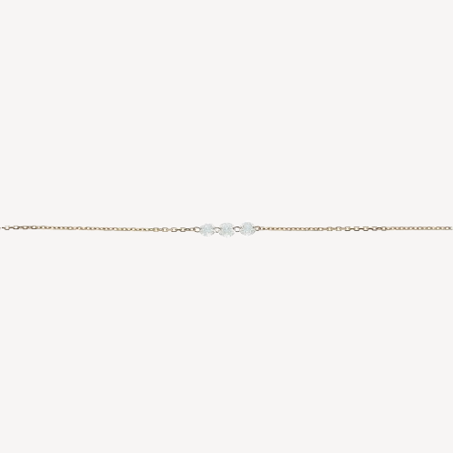 Diamantbesetzte Halskette aus 3,5 mm Roségold