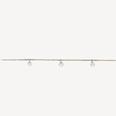 3.5mm Rose Gold Diamond Pendant Necklace 