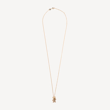 Rose Gold Bear Pendant Necklace