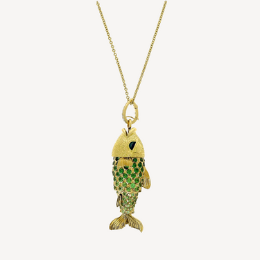 Collier Poisson Vert