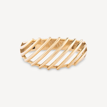 Gold Cage Ring