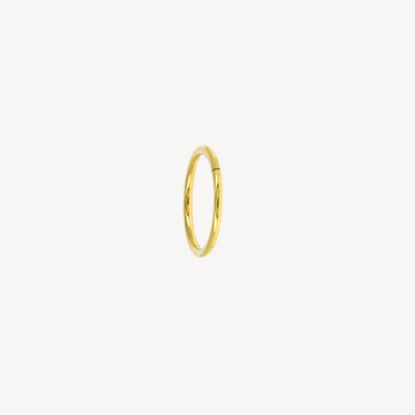 11mm Yellow Gold Hoop