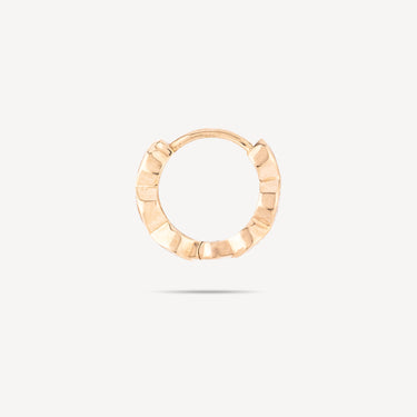 Kreolisches Piercing 16mm Marquise 4x2mm Roségold