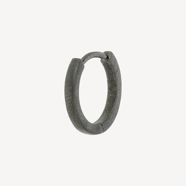 9.5mm Black Gold Matte Finish Hoop