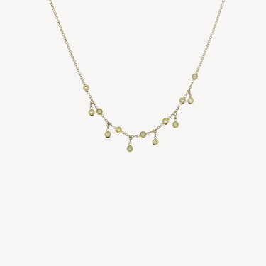 Collier Half Diamond Shaker Or Jaune