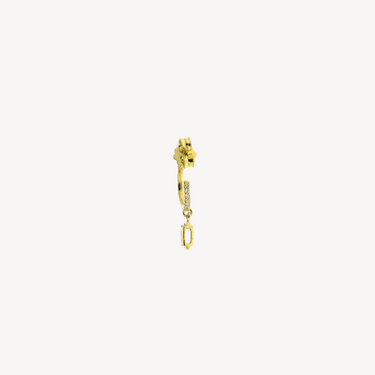 Infinite Sky Yellow Gold Earring