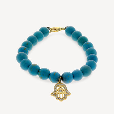 Bracelet Turquoise Main de Fatma