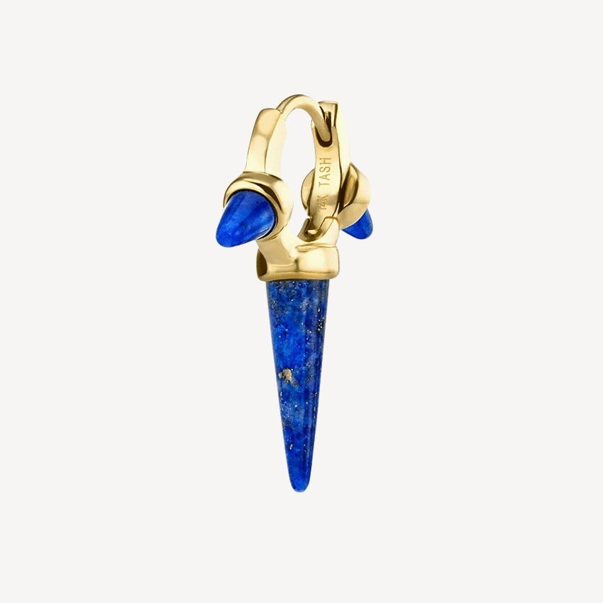 Créole Lapis Triple Long Spike Or Jaune