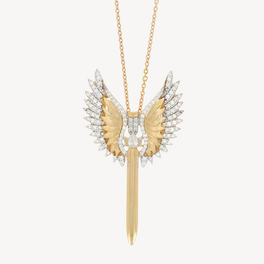 Collier Large Angel Knight