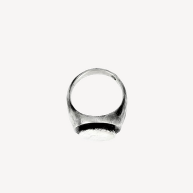 Round Stacked Signet Ring