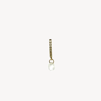 Lightly Briolette Yellow Gold Earring