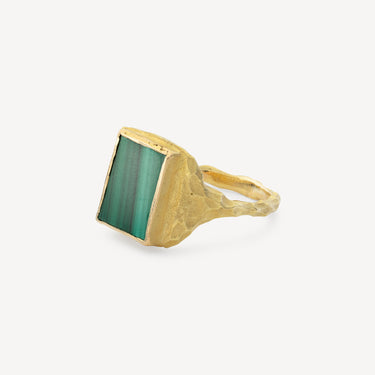 Bague Malachite Signature