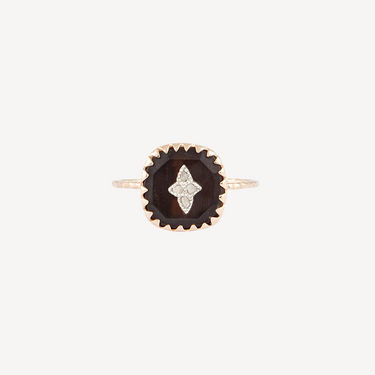 Black Pierrot Ring