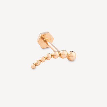 Piercing 8mm 7 Balls Arc Rose Gold