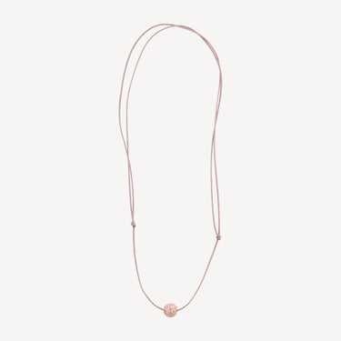 Collier Pink Diamond One Bead