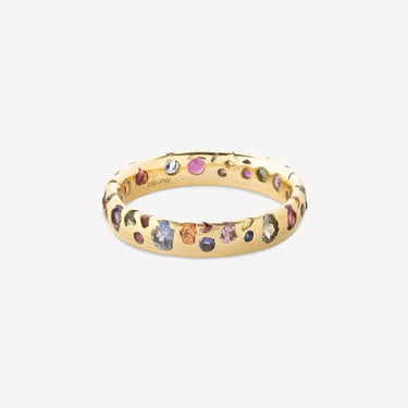 Bague Confetti Arc-en-ciel avec Diamants