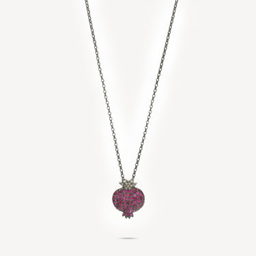 Ruby Pomegranate Necklace