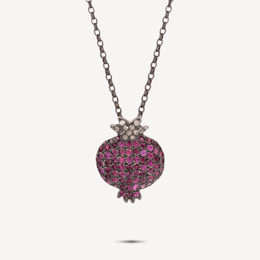 Ruby Pomegranate Necklace