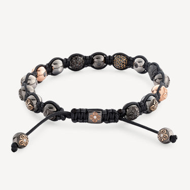 Rohes schwarzes Diamantarmband